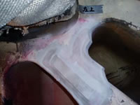 Forklift Clutch Housing Made Of Cast Iron Broke Off. Fabricate Broken Piece, Welded And Machined.